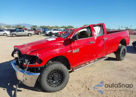 2018 Ram 2500 Tradesman 4X4 8' Box z USA, uszkodzony, nr VIN 3C6UR5HJ1JG417892